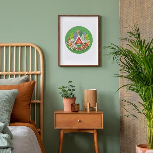Louise Maelys Garden House Embroidery Kit for Beginners Forest DIY - Image 7