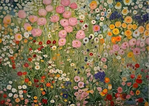 Paint By Numbers Kit For Adults Beginner,Colorful Floral Paint 16 x 20 inch by Unknown