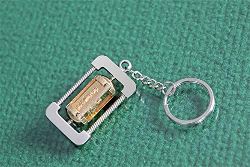 Paxcoo 100Pcs Keychain Rings with Chain and 100 Pcs Screw Eye Pins Bulk for Crafts - Image 7
