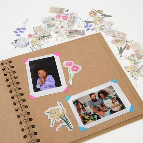 DIY Scrapbook Photo Album,100 Pages,12x12 Inch,Pink - Image 6