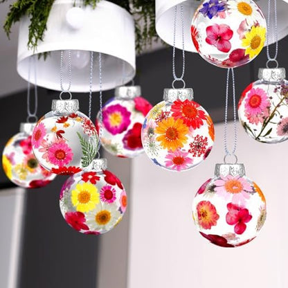 Tinideya 184 Pcs 12 Sets DIY Christmas Ball Ornaments Kit Hanging Adults - Image 6