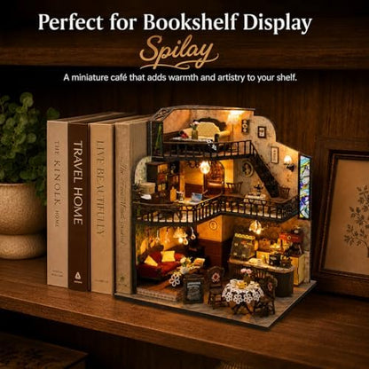 Spilay DIY Miniature House Kit for Adults, Miniature Dollhouse Building Kit - Image 4