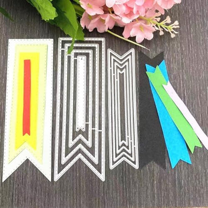 Tag Banner Flag Metal Die Cuts Bookmark Cutting Dies Stencils for DIY Scrapbooking Decorative Embossing DIY Paper Cards - Image 2