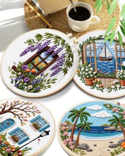 TINDTOP Embroidery Kit for Adult, Embroidery DIY Starter Kit - Image 7