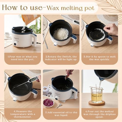 DIY Scented Candle Making Kit for Adults with Glass Jars - Image 3
