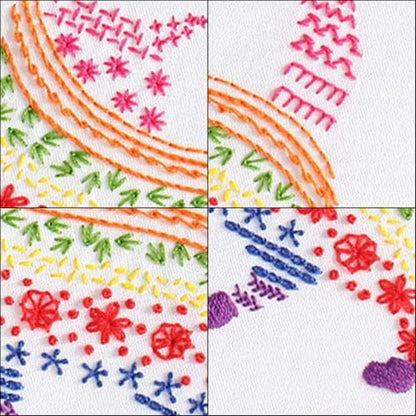 Louise Maelys Cute Cat Embroidery Kit for Beginners Creative Set - Image 4