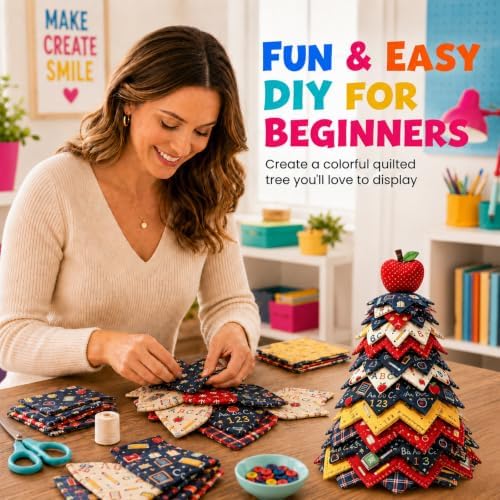Daily Partner Americana Christmas Tree Quilt Kit - Image 6