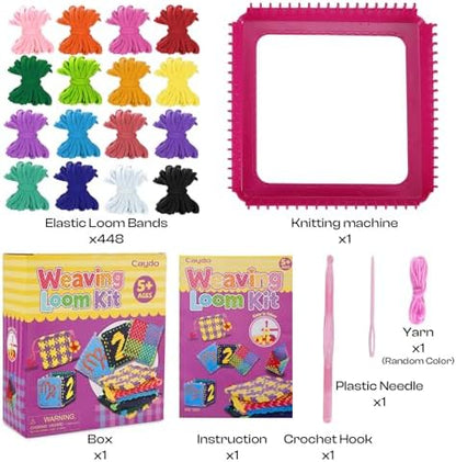 Caydo Weaving Loom Kit Toys, Pot Holder Loom Kits - Image 3