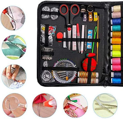 183PCS Premium Sewing Machine Kit, 38 XL Thread Spools Large Sewing Kits for Adults, College Students, Beginners, Emergency, Sewing Supplies Kit Including Professional Sewing Accessories - Image 5
