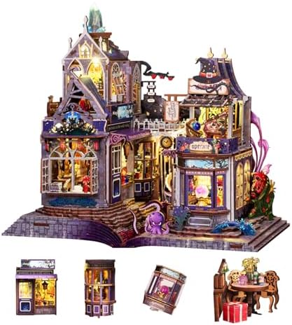 YSWOOD WORLD DIY Miniature House Kit for Adults, Mini House Kit with LED by Unknown