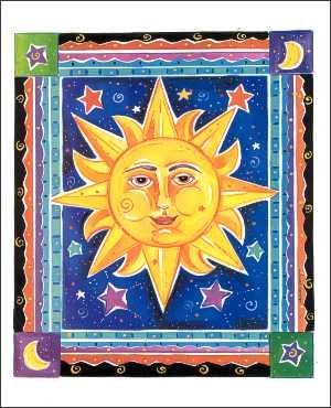 DSC Sun - Paper Tole 3D Decoupage Craft Kit Size 8x10 inches K8-1277 (The Additional Pictures Show Examples of This Craft Kit Assembled and Framed in a Shadow Box Frame) by DSC
