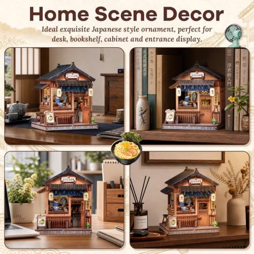 3D Wooden Puzzle for Beginners, Miniature House Kit for Adults, 103 PCS - Image 5