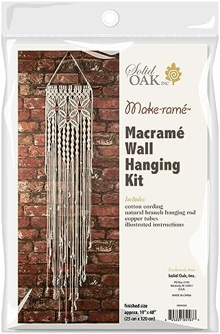 Macrame Wall Hanger Kit - Three Flowers - Image 3