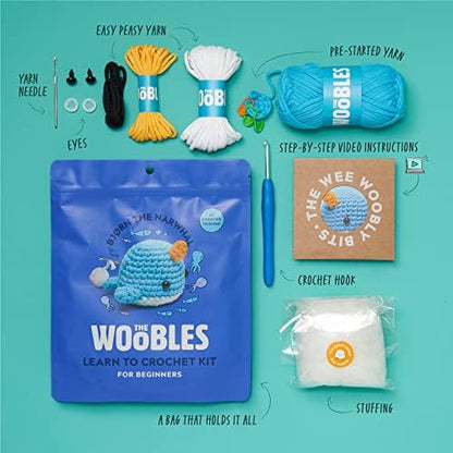 The Woobles Crochet Kit for Beginners (Bjørn the Narwhal) - Image 3