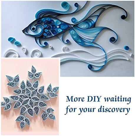 TUPARKA 19 Pcs Paper Quilling Kits 45 Colors 900 Strips Quilling Art Paper DIY Craft - Image 4