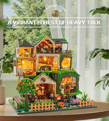 Spilay DIY Miniature House Kit for Adults, Miniature Dollhouse Kit - Image 4