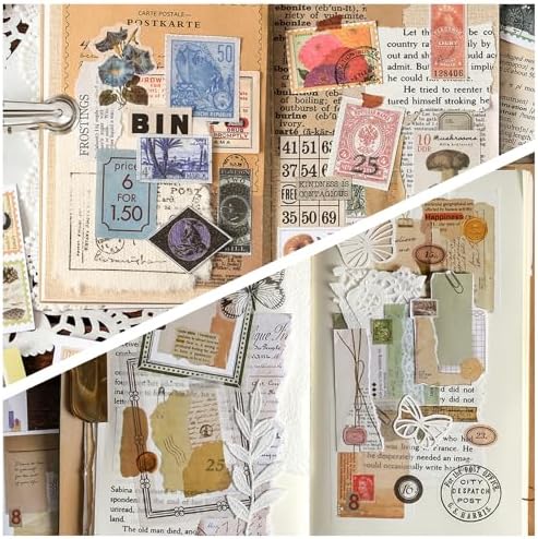 PRSTINCOL Washi Stickers Book, 6 Sets 300 Pcs - Image 6