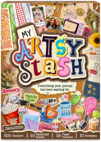 My Artsy Stash – Scrapbooking Kit, Journaling Kit & Junk Journal Supplies by GoudaGames