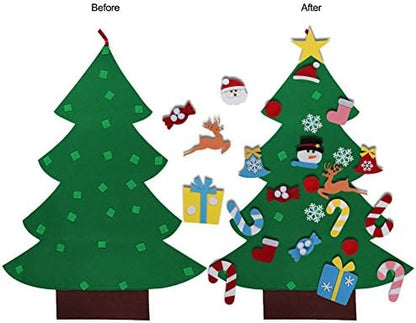 Aytai DIY Felt Christmas Tree for Toddlers, Hanging Christmas Decorations - Image 2