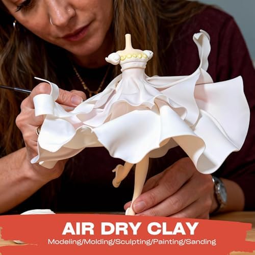 Air Dry Clay Lightweight, Flexible Modeling Clay for Adults Arts and Crafts - Image 2