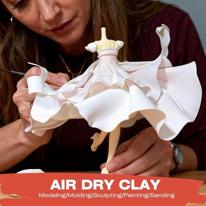 Air Dry Clay Lightweight, Flexible Modeling Clay for Adults Arts and Crafts - Image 2