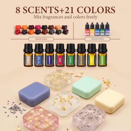 BISWYLBLJ Candle & Soap Making Kit for Adults,Complete DIY Craft Gift Kit - Image 4