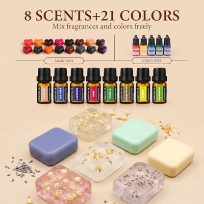 BISWYLBLJ Candle & Soap Making Kit for Adults,Complete DIY Craft Gift Kit - Image 4