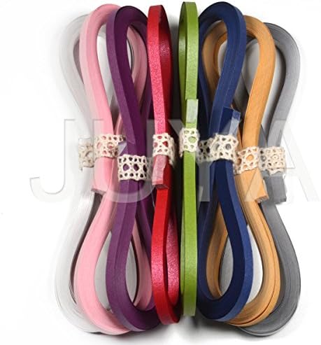 JUYA Metallic Color Quilling Strips Set 8 Colors 3mm/0.12in - Image 3