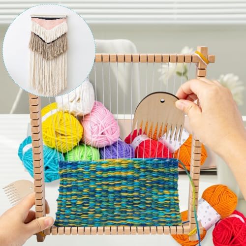 Lemonfilter 10 x 11in Large Coaster Tapestry Weaving Loom Kits for Adult - Image 6