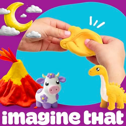 Play-Doh Air Dry Clay, 5 oz. Yellow Clay Bag, Art Supplies, Craft Supplies, Clay Tools & Kit, Modeling Clay for Kids, Air Dry Clay Kit, Arts & Crafts for Adults and Kids - Image 6