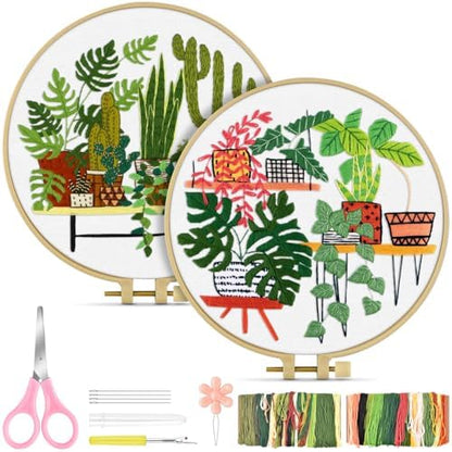 TINDTOP Embroidery Kit for Adult, Embroidery Kit for Beginners by TINDTOP