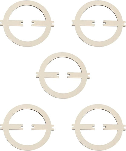 5X Wooden Wick Centering Tool Candle Wick Rack Round Wick Bar Candle Wick Stabilizer for Candle Making Men Women, D