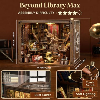 Beyond Library Max Book Nook Kit, DIY Miniature Dollhouse Booknook Kit - Image 3