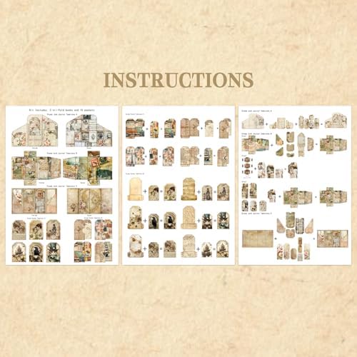 Junk Journal Supplies, Vintage Decorative Scrapbook Supplies - Image 5
