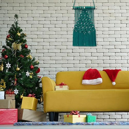 INFUNLY Christmas Tree Macrame Kit Macrame Wall Hanging Macrame DIY Kit for Beginners Handcraft Macrame Hanging Kit Macrame Starter Kit Ornaments for Christmas Home Room Decor with Instruction - Image 6