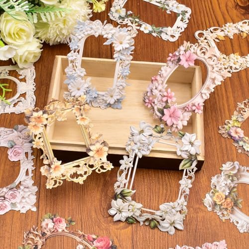 60 Vintage Craft Paper Frames for Scrapbook - Image 3