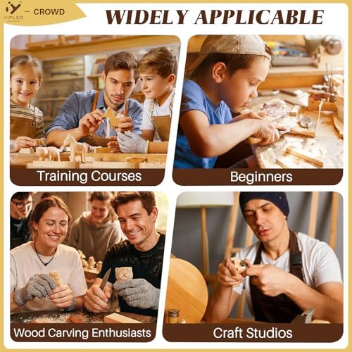 48PCS Basswood Carving Blocks, 6x1x1 inch Soft Whittling Wood Blocks for Easy Carving, Carving Wood Blocks - Smooth Carving, No Cracks, Easy to Paint - Image 7
