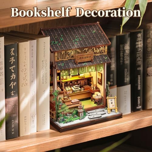 Fsolis Book Nook Kit Japanese Miniature Desert Shop - Image 5