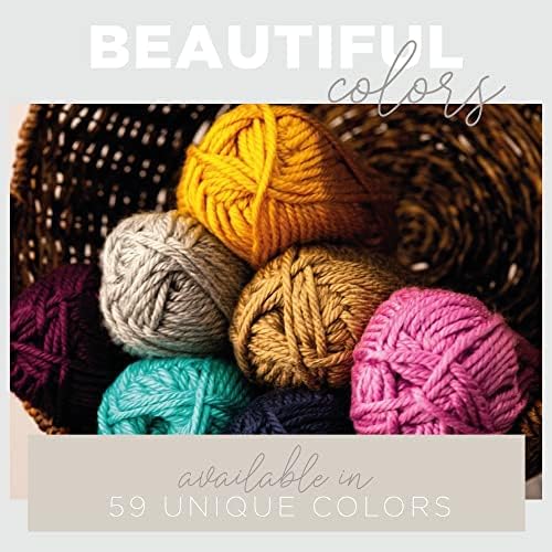 Lion Brand Yarn Hometown Yarn, Bulky Yarn for Knitting and Crocheting, Cincinnati Red, 192 Foot (Pack of 2) - Image 3