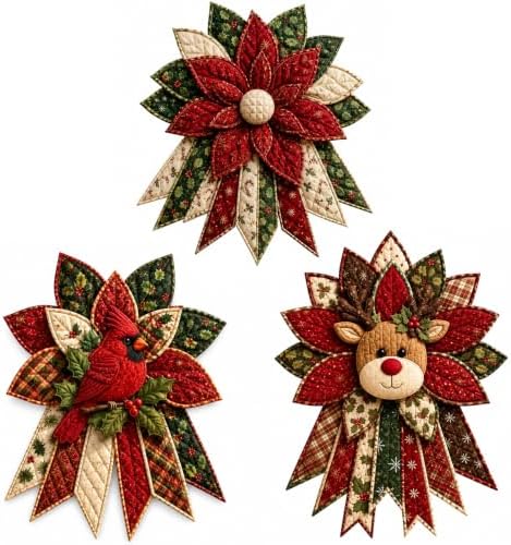 Daily Partner Quilted Christmas Door Hanging DIY Sewing Kit (3PCSB) by DailyPartner