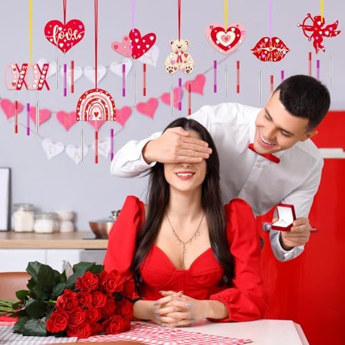 JellyArch Valentine 30 Pack DIY Wind Chime Kit Art and Crafts - Image 5
