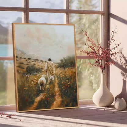 Jesus Paint by Numbers Kit for Adults Framed Canvas 12X16 in, Frameworkless - Image 2