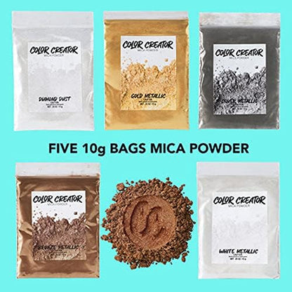 Alumilite Color Creator Premier Gift Pack Mica Powder, 20-Color Pack - Image 6