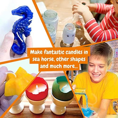 Science4you Candle Kit for Kids - Make Your Own Candles with This Unique Candle Making Kit for Children with 12 Science Experiments for Kids Age 8+ - Image 5
