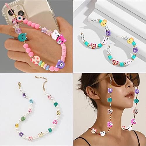 100 Pcs Polymer Clay Beads Cartoon Heishi Spacer Beads Supplies for DIY Bracelet Earring Necklace Jewelry Making (Animal) - Image 4