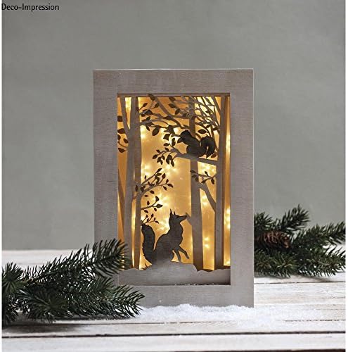Rayher Shadow Box Building Kit with 3D Forest Scenery, DIY Wood Craft Set, 15 slot-together Pieces, 20x30x6.6cm - Image 4