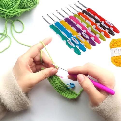 Allazone Crochet Kits for Beginners Adults, Beginners Crochet Kit for Kids & Adults, 131 PCS Crochet Set-Professional Knitting Crochet Starter Kit, Knitting Kit with Needles and Case (Style B) - Image 6