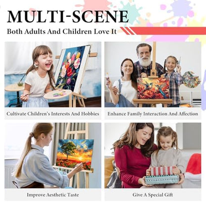 Paint by Numbers Kit for Adults Beginner, Colorful Village, 16x20 Inch - Image 7