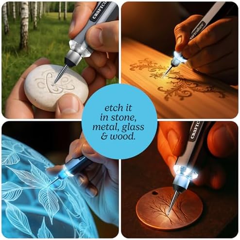 EtchMate Engraving Pen for Metal, Wood, Glass, Plastic & All Materials - Image 7