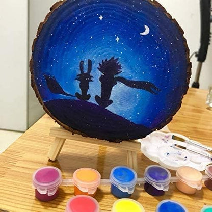 Unfinished Natural with Tree Bark Wood Slices 10 Pcs 4.2-4.7 inch Disc Coasters Wood Coaster Pieces Craft Wood kit Circles Crafts Christmas Ornaments DIY Crafts with Bark for Crafts Rustic Wedding - Image 4